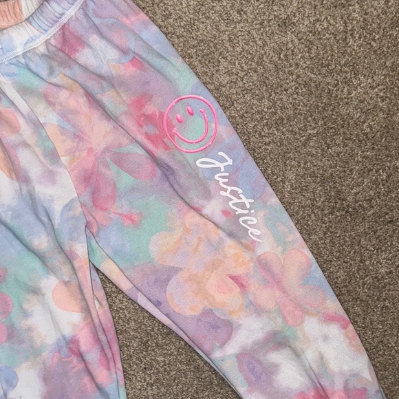 Justice Lavender and Pastel Joggers Bundle 1 New, 1 Used - Picture 5 of 7